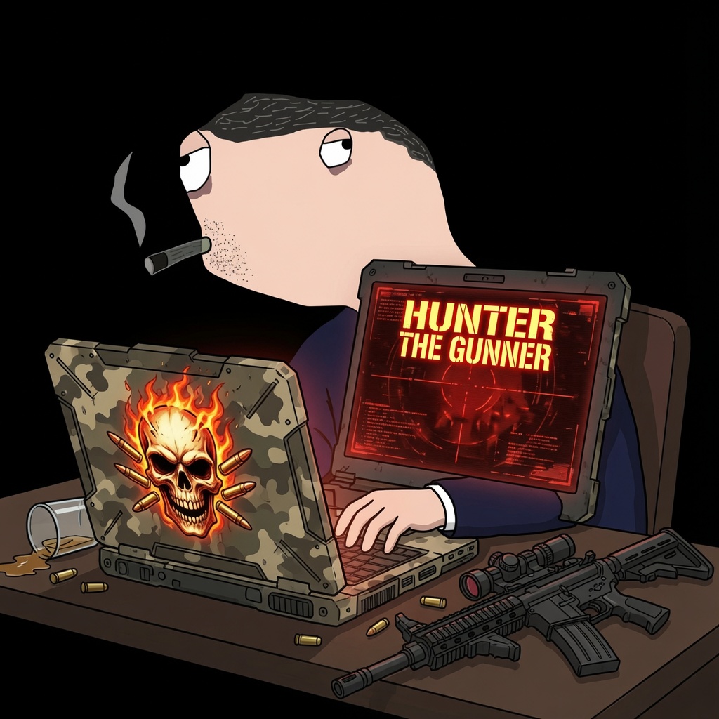 Hunter at the command center